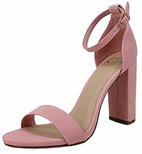 Delicious Women's Evening High Heels Open Toe Ankle Strap Platform Casual Stiletto Pumps