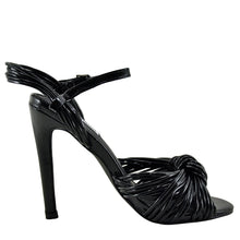 Cape Robbin Alza 38 Womens Metallic Knotted Open Toe Heel