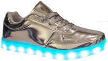 Forever Link Women's Signal-60 Lace Up LED Fashion Sneakers with Light Show/Chargeable