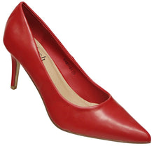 Refresh Gaby-01 women's pointy toe high heel slip on PU pumps shoes