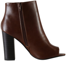 Soda Yuriko Peep toe bootie