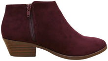Cambridge Select Women's Round Toe Stacked Heel Western Ankle Bootie