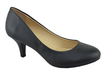 City Classified Comfort Women Classic Heel Pumps Closed Round Toe CARLOS