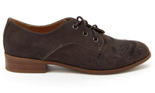 Esprit Women's Clara Lace Up Embroidered Oxford Flat