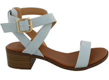 Top Moda Women's Vision-75 Ankle Strap Open Toe Heeled Sandal