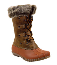 Snow-ll Mid Calf Lace Up Fur Shearling Boots