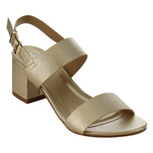 Refresh ID91 Women's Double Strap Sling Back Block Heel Dress Sandal