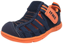 IFME Kid's Playa Venice Elastic Lace Mesh Hook and Loop Fisherman Style Sandal