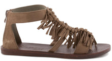 Blowfish Women's Dreams Fringe Flat Open Toe Sandal