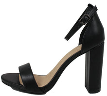 Delicious Women's Evening High Heels Open Toe Ankle Strap Platform Casual Stiletto Pumps