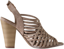 Delicious by Soda Women's Hills Slingback Caged Latticed High Heel Sandal