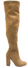Betani Women's Over The Knee Thigh High Stacked Chunky Heel Boot