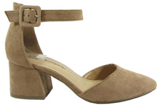 City Classified Women's Strappy Pointed Toe Block Heel Sandal