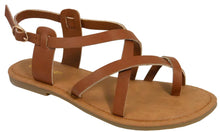 Jynx Women's Slingback Interwoven Thong Toe Flat Sandal