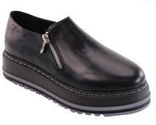 DBDK Women's Slip On Zip Platform Creeper