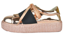 Chase & Chloe Women's Platform Creeper Fashion Sneaker