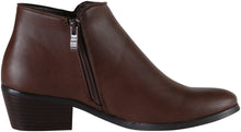 Reneeze Women's Beauty-031 Stacked Chunky Heel Casual Ankle Boot