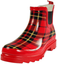 Sunville - Womens Short Ankle Rubber Rain Boots