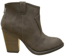 Cambridge Select Women's Western Stacked Chunky Heel Ankle Bootie