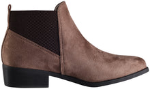 Wild Diva Women's Eve-01 Two Tone Pull On Ankle Bootie