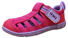 IFME Kid's Playa Venice Elastic Lace Mesh Hook and Loop Fisherman Style Sandal