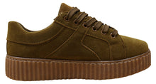 Han's Women's Fashion Platform Flatform Creeper Trainer Sneaker
