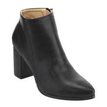 Chase & Chloe EF98 Women's Side Zipper Block Heel Ankle High Booties