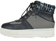 Chase & Chloe Women's High Top Platform Fashion Sneaker