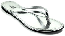 Kali Footwear Women's Twins Basic Patent Flat Thong Sandal
