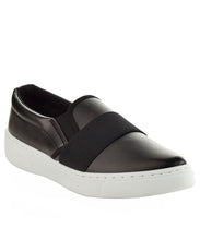 Qupid Women's Fashion Metallic Shiny Slip On Flatform Platform Low Top Sneaker