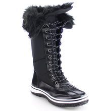 NATURE BREEZE FROST-02 Women's Lace Up Collar Decor Tongue Winter Boots
