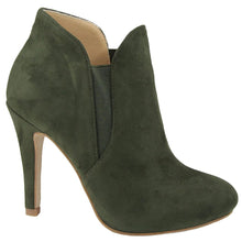 Bella Marie Women's Slip On Stiletto Heel Ankle Bootie