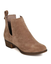 Breckelles GK79 Women Faux Suede Cut Out Riding Bootie