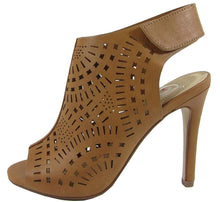 Delicious Women's Laser Cut Slingback Peep Toe Bootie