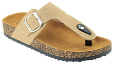 Anna Shoes Women's Thong Cork Sole Slide Sandal