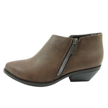 Soda FF33 Women's Classic Side Zipper Stacked Block Heel Ankle Booties