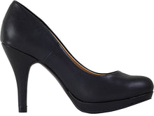 City Classified by Soda Women's Jack Round Toe Classic Leatherette Pump