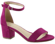Bella Marie Women's Strappy Open Toe Block Heel Sandal