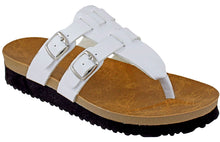 Cambridge Select Women's Double Buckle Slip On Slide Sandal