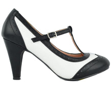 Chase & Chloe Women's T-Strap Oxford Mary Jane Pump