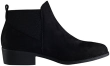 Wild Diva Women's Eve-01 Two Tone Pull On Ankle Bootie