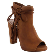 Reneeze AF83 Women's Lace Up Tassel High Heel Dress Heels