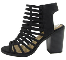 City Classified Women's Cutout Caged Zipper Bootie