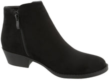 Top Moda Women's Inside Zip Round Toe Low Block Heel Ankle Bootie