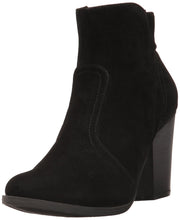 Breckelle's Womens Almond Toe Faux Suede Think Chunky Heel Cowboy Ankle Bootie