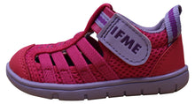 IFME Kid's Playa Venice Elastic Lace Mesh Hook and Loop Fisherman Style Sandal