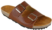Cambridge Select Women's Slip On Double Buckle Platform Slide Sandal