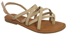 Jynx Women's Crisscross Slingback Flat Sandal