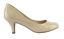 City Classified Comfort Women Classic Heel Pumps Closed Round Toe CARLOS