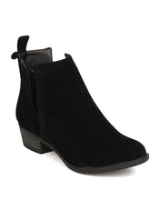Breckelles GK79 Women Faux Suede Cut Out Riding Bootie